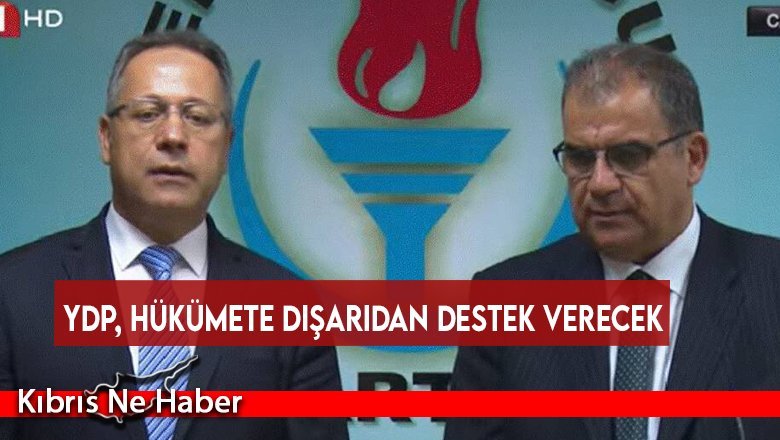 YDP, hükümete dışarıdan destek verecek
