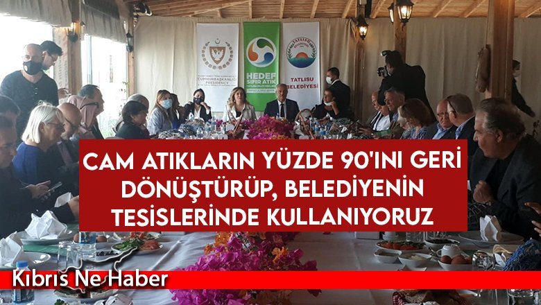 "Sıfır Atık" projesinin tanıtımı Tatlısu'da gerçekleştirildi