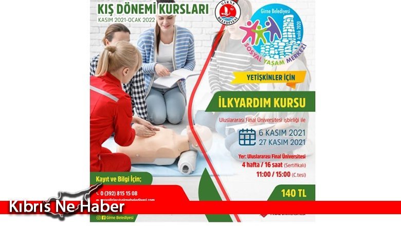 İlk yardım kurslarına kayıtlar sürüyor!