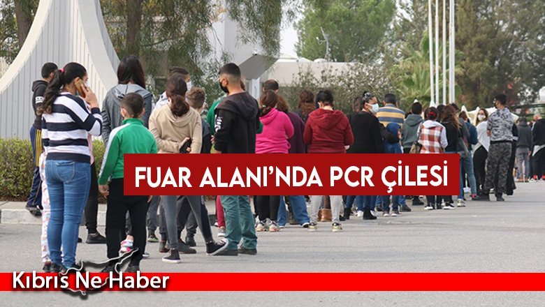 Fuar Alanı’nda PCR kuyruğu