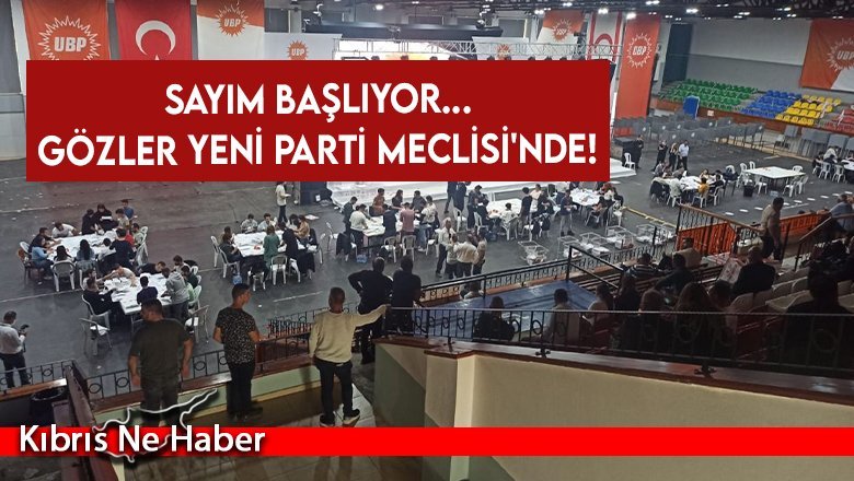Sayım başlıyor... Gözler yeni Parti Meclisi'nde!