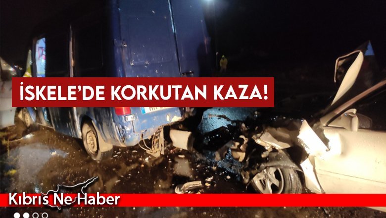 Lastik tamiri yapan araca arkadan çarptı