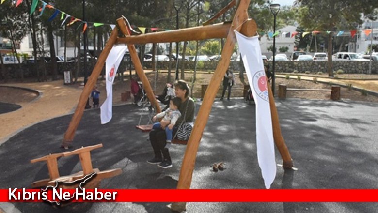 Girne'de 'Denkay Başel parkı' açıldı