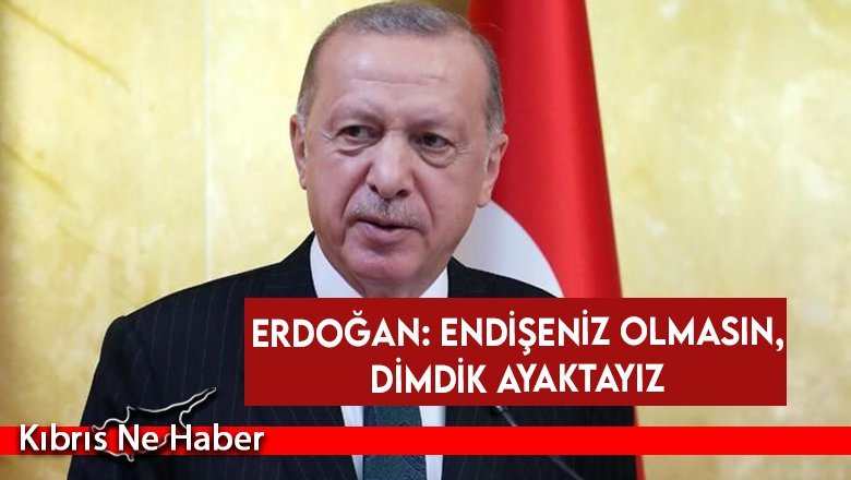 Erdoğan: Endişeniz olmasın, dimdik ayaktayız