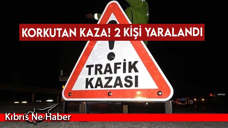 Kırmızı ışıkta duran araca çarptı