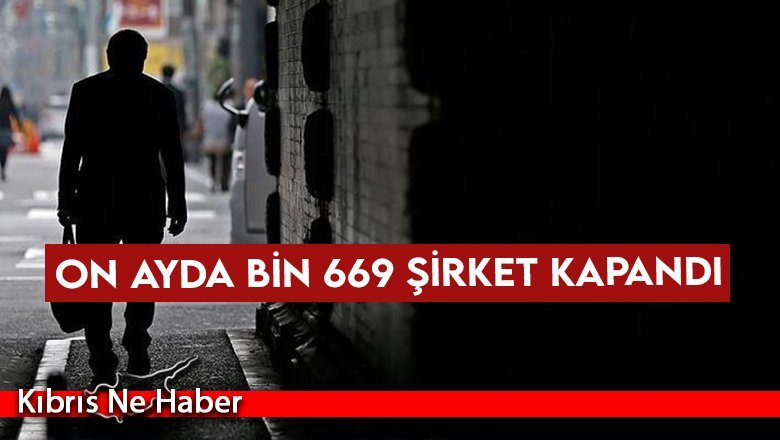On Ayda Bin 669 Şirket Kapandı