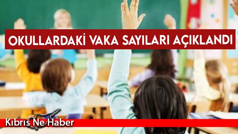 Okullardaki vaka sayıları açıklandı