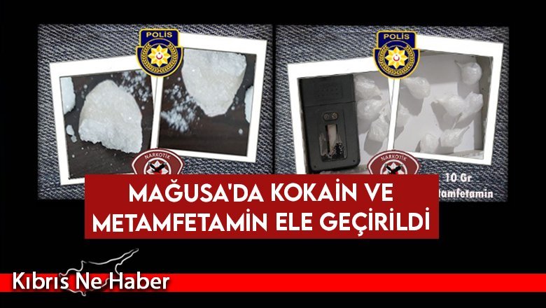 Mağusa'da kokain ve metamfetamin ele geçirildi