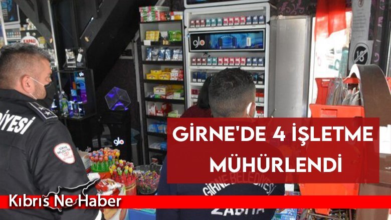 Girne’de Yeni Yıl Öncesi Denetimlere Devam Ediliyor