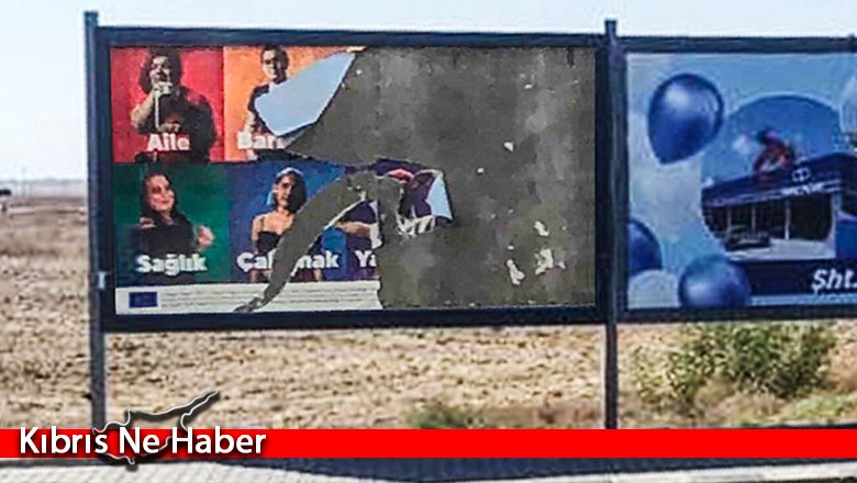 Kuir Kıbrıs Derneği: “Reklam panosuna yapılan saldırıyı kınıyoruz”