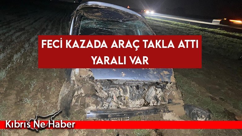 Gece saatlerinde feci kaza!