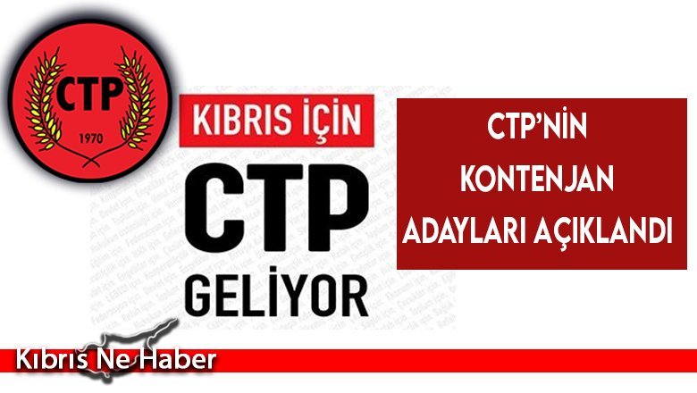 CTP Genel Başkanı Tufan Erhürman, adayları tek tek sahneye çağırdı