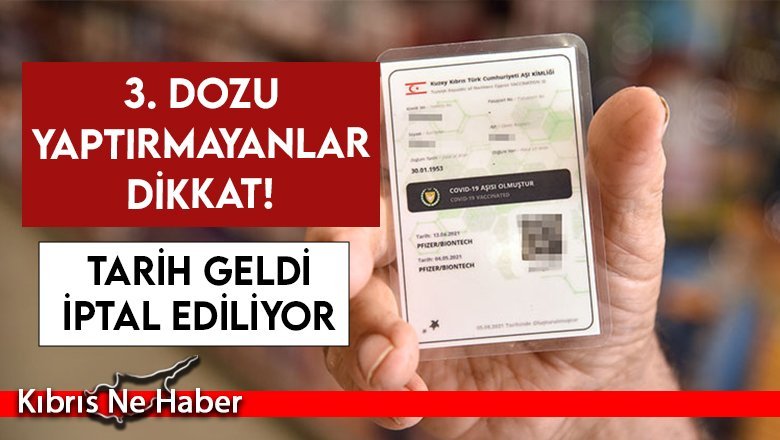 3. Dozu yaptırmayanların Adapassları İptal Ediliyor
