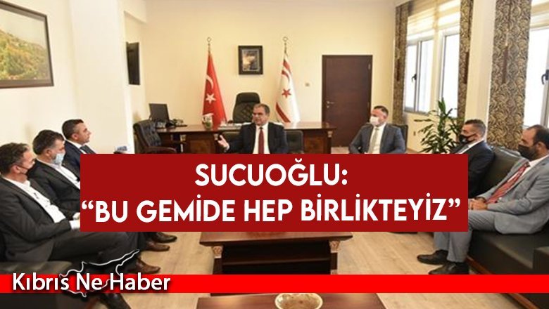 Sucuoğlu, Hür-İş, Kamu-İş ve beraberindeki sendika temsilcilerini kabul etti