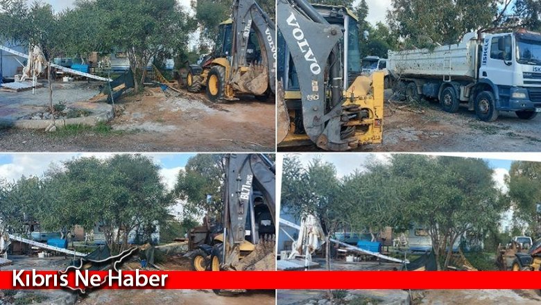 İskele’deki kamp alanı tahliye ediliyor!
