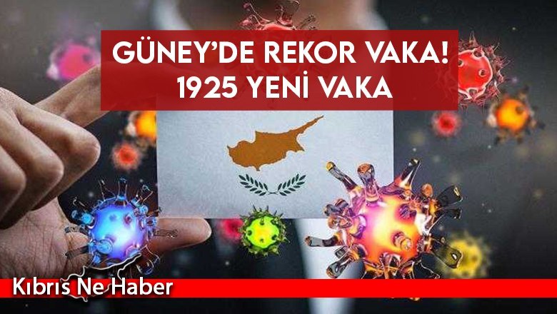 Güney Kıbrıs’ta rekor vaka! Günlük vaka sayısı 2 bine yaklaştı