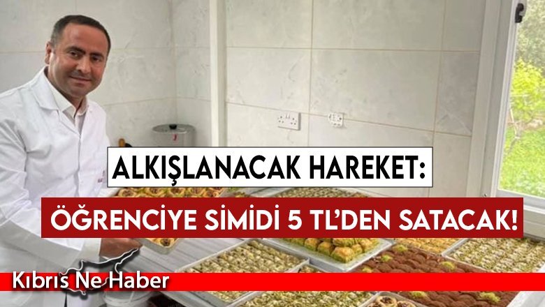 Alkışlanacak hareket: "Simidi poğaçayı öğrenci yiyor”
