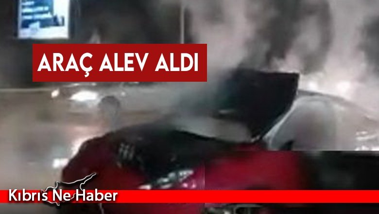 Araç kül oldu!