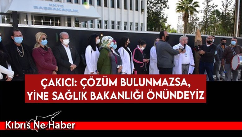 Pembe Köşk Psikiyatri Hastanesi çalışanları Başbakanlık önünde