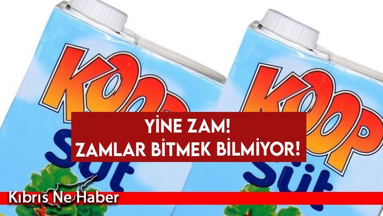 Süt ve süt ürünleri yine zamlandı