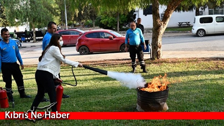 DAÜ’de “İlk yardım, acil durumlara müdahale ve yangınla mücadele” eğitimi verildi