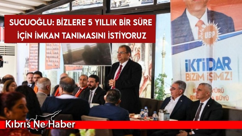 Sucuoğlu: 23 Ocak’ta sandıktan tek başına iktidar çıkacağız