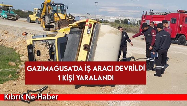 İş aracı devrildi!