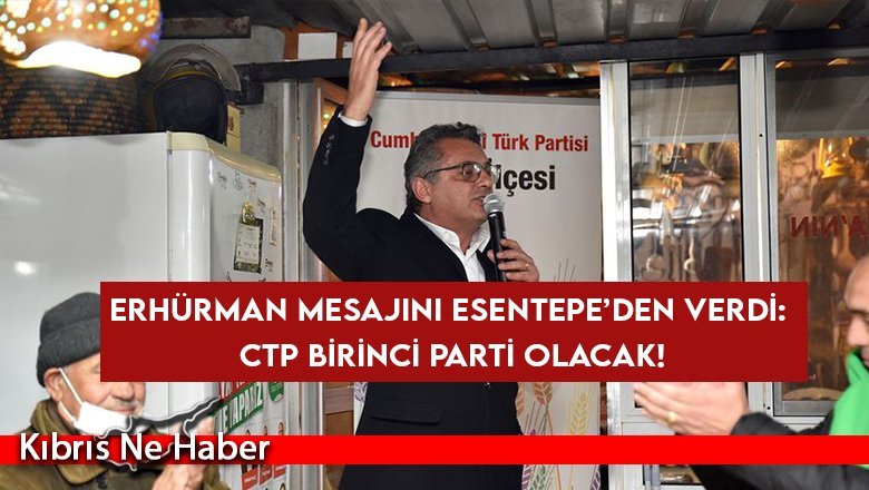 Erhürman: Vur mührü başağa, üfür tepsersin