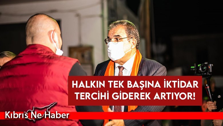 Halkın tek başına iktidar tercihi giderek artıyor!