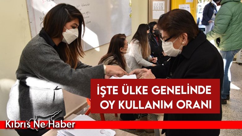 İşte ülke genelinde oy kullanım oranı