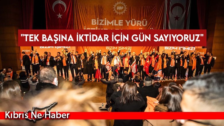 "Tek başına iktidar için gün sayıyoruz"