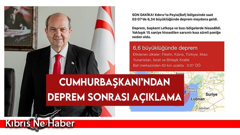 Tatar: Herhangi bir hasar tespit edilmedi