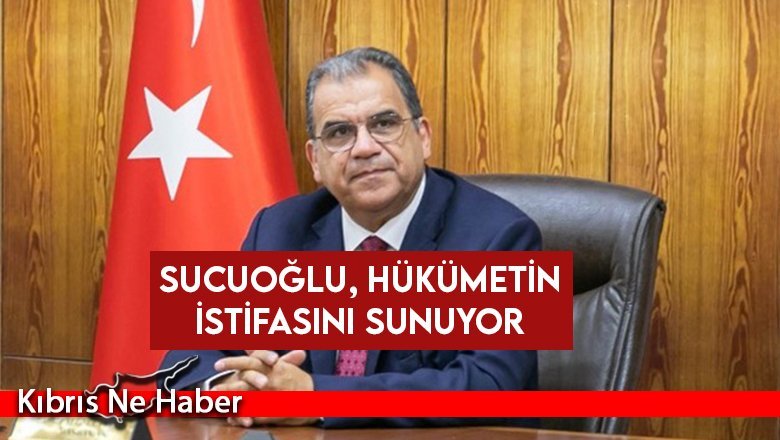 Sucuoğlu, hükümetin istifasını sunuyor