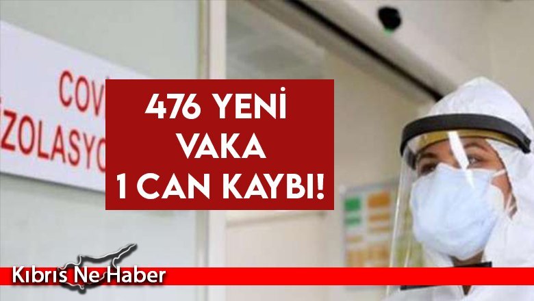 476 yeni vaka 1 can kaybı!