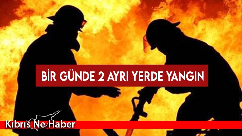 Dikmen ve Alsancak'ta yangın!
