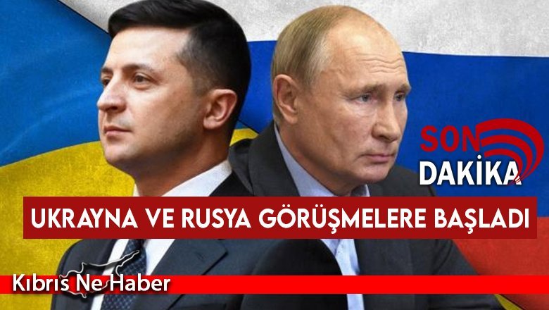 Ukrayna: Rusya ile görüşmeler başladı