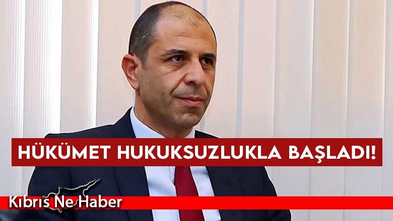 Özersay: Hükümetin ilk kararı ‘hukuka aykırı’