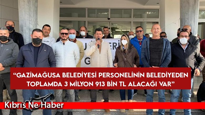 Gazimağusa Belediyesi'nde uyarı grevi