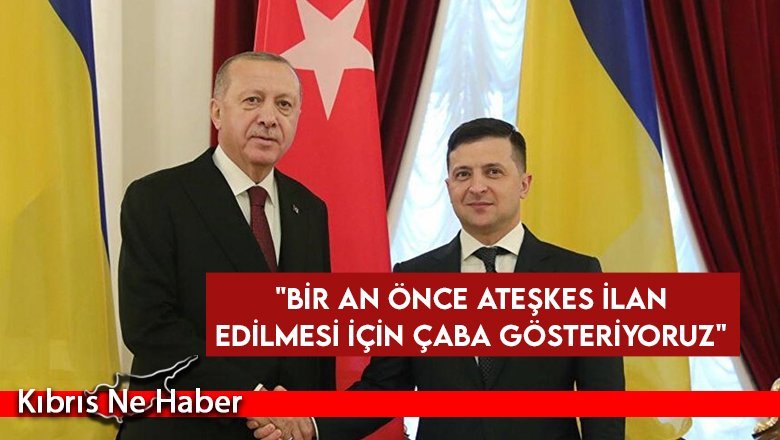 Erdoğan, Zelenski ile görüştü