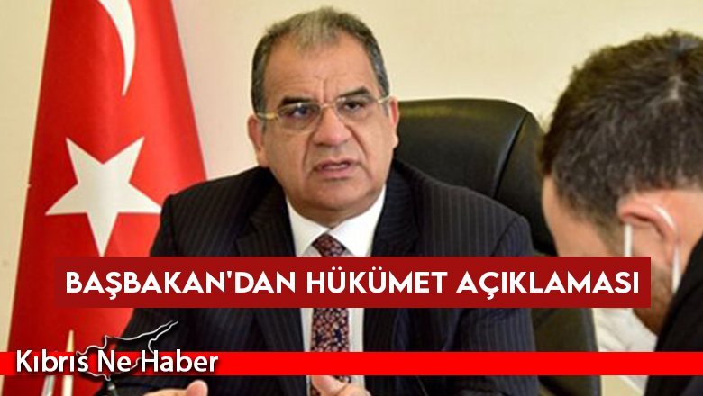 Başbakan'dan hükümet açıklaması