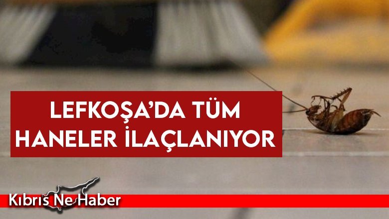 Lefkoşa’da Tüm Haneler İlaçlanıyor