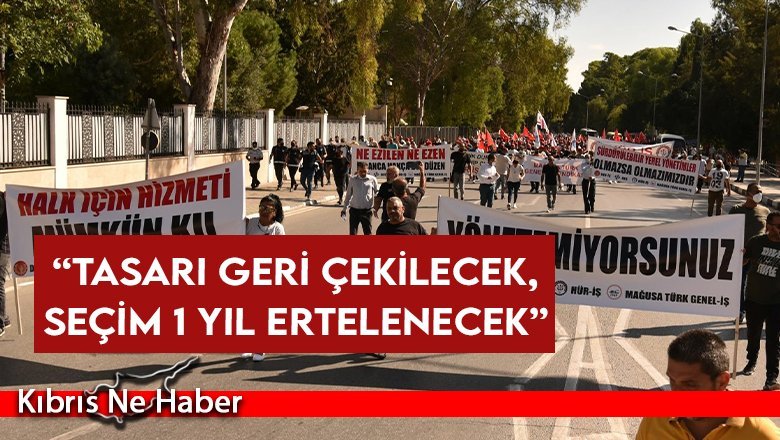 “Tasarı geri çekilecek, seçim 1 yıl ertelenecek”