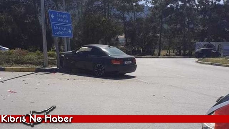 Alsancak'da Korkutan Kaza