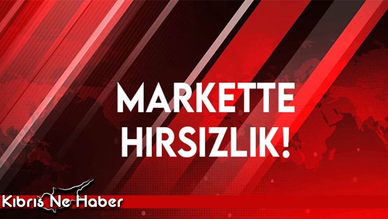 Markette hırsızlık!