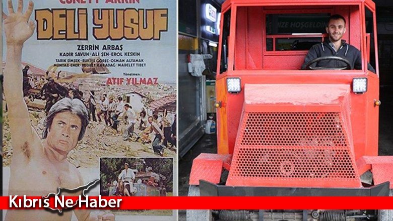 Cüneyt Arkın filminden esinlendi, hayalindeki kamyoneti yaptı