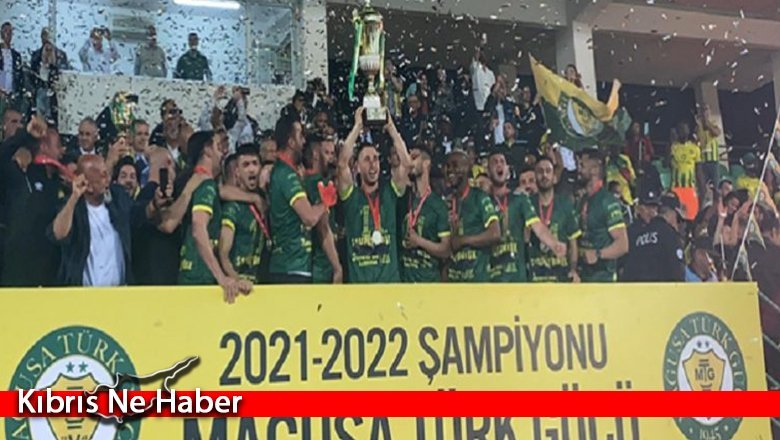 Mağusa Türk Gücü, şampiyonluk kupasını aldı