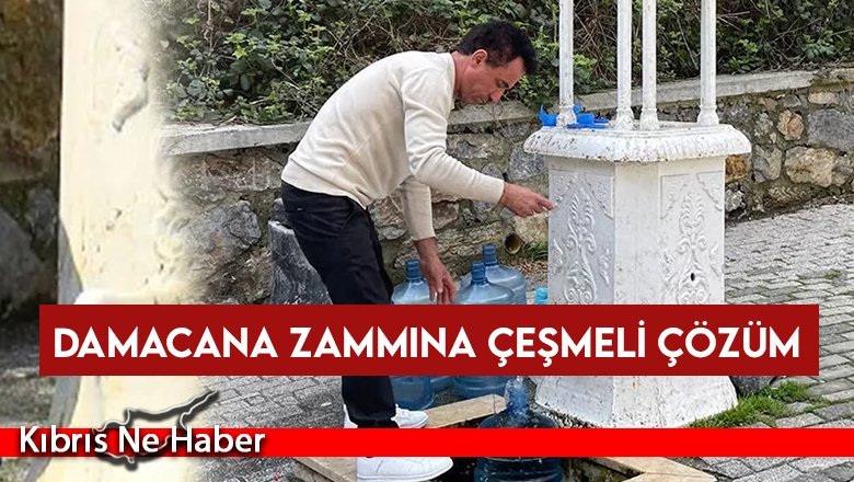 Damacana zammına çeşmeli çözüm
