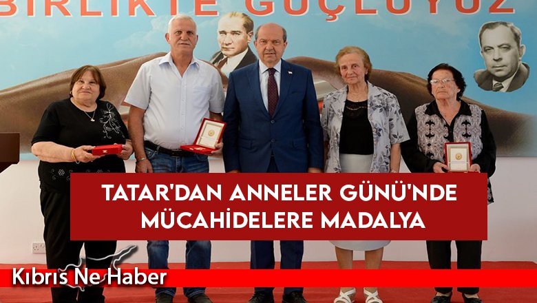 Tatar'dan Anneler Günü'nde mücahidelere madalya
