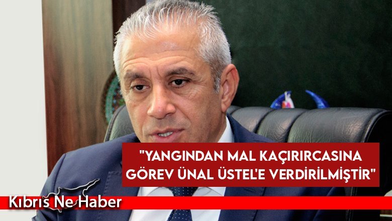 Taçoy: "Yangından mal kaçırırcasına görev Ünal Üstel'e verdirilmiştir"
