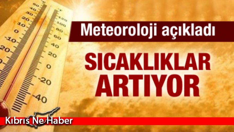 Hava sıcaklığı artacak!